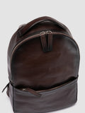 QUENTIN 20 - Brown Woven Leather Backpack