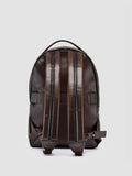 QUENTIN 20 - Brown Woven Leather Backpack