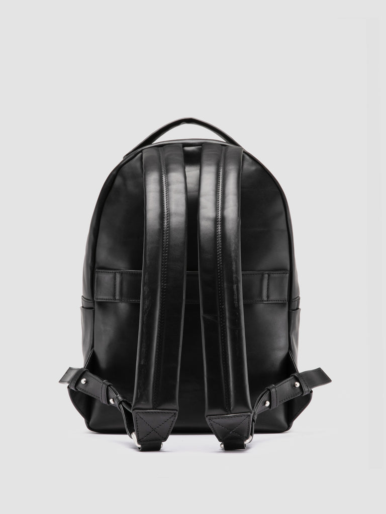 QUENTIN 020 - Black Leather Backpack Officine Creative - 4