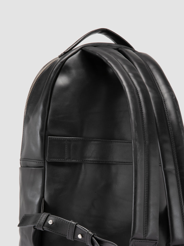 QUENTIN 020 - Black Leather Backpack Officine Creative - 6