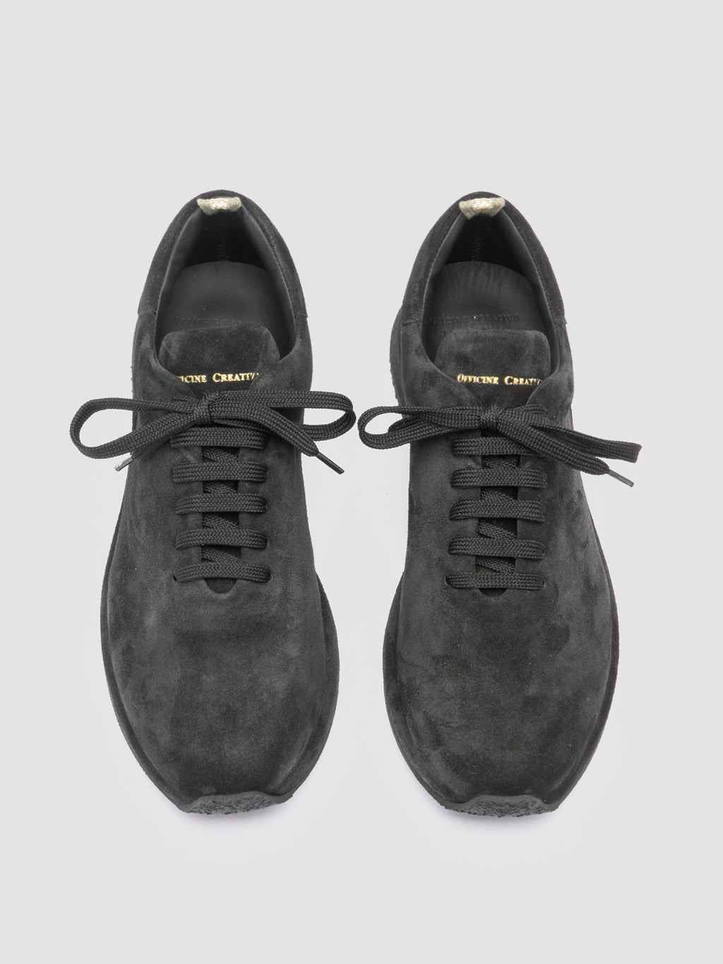 RACE 017 - Sneaker in Pelle Scamosciata Nera