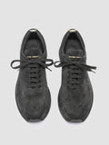 RACE 017 - Sneaker in Pelle Scamosciata Nera