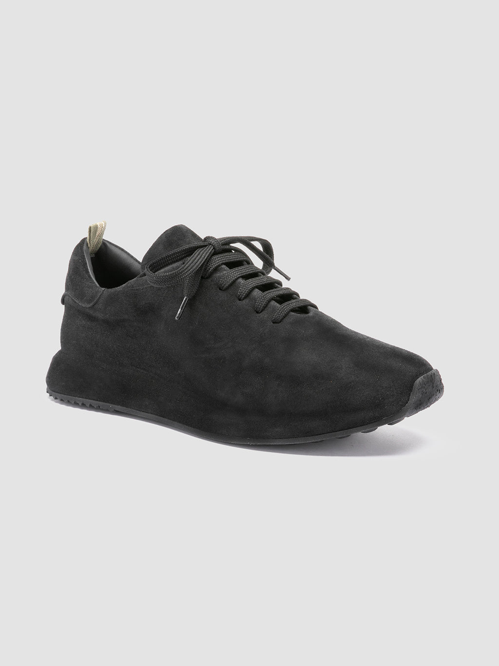 RACE 017 - Sneaker in Pelle Scamosciata Nera