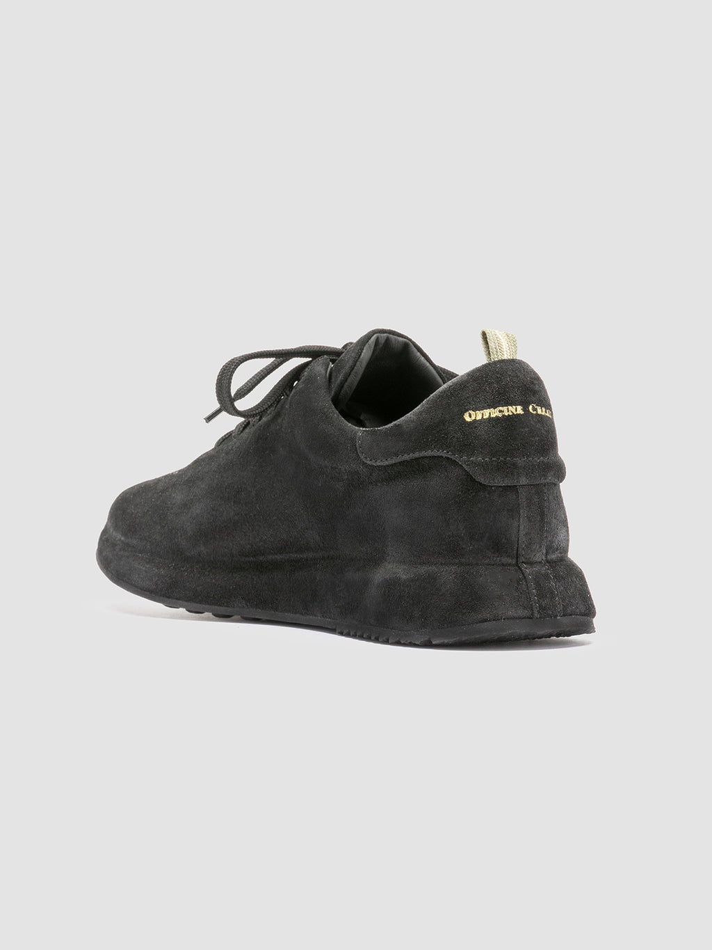 RACE 017 - Sneaker in Pelle Scamosciata Nera