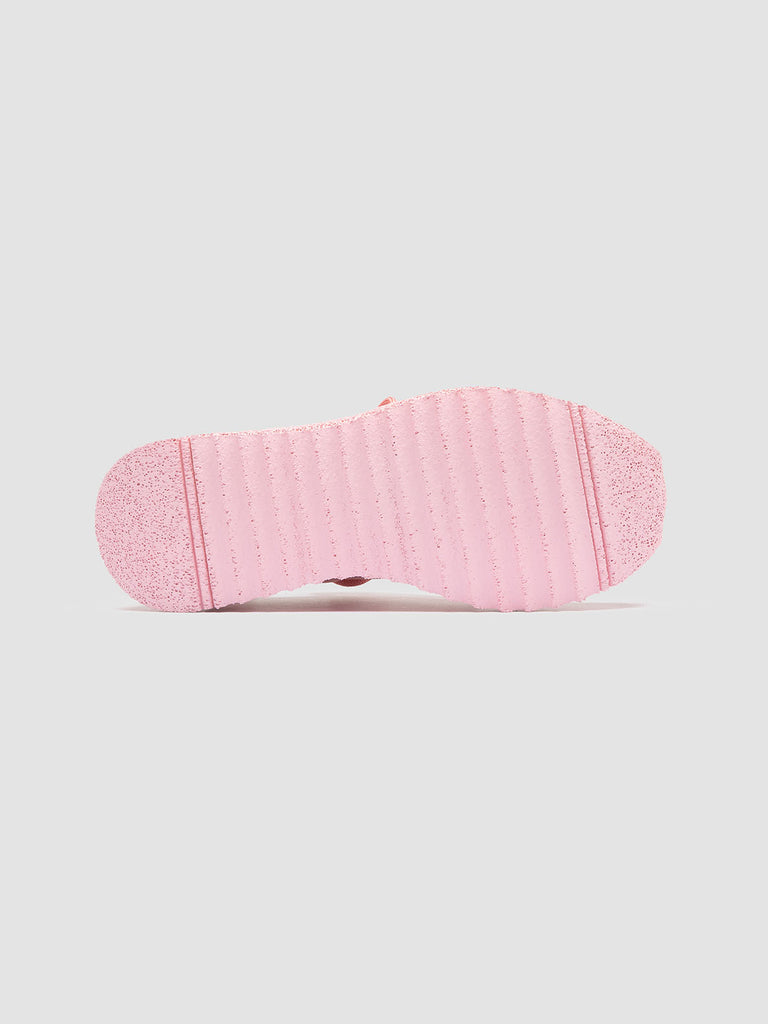 RACE RUBREX 103 - Sneaker Basse in Pelle Scamosciata Rosa