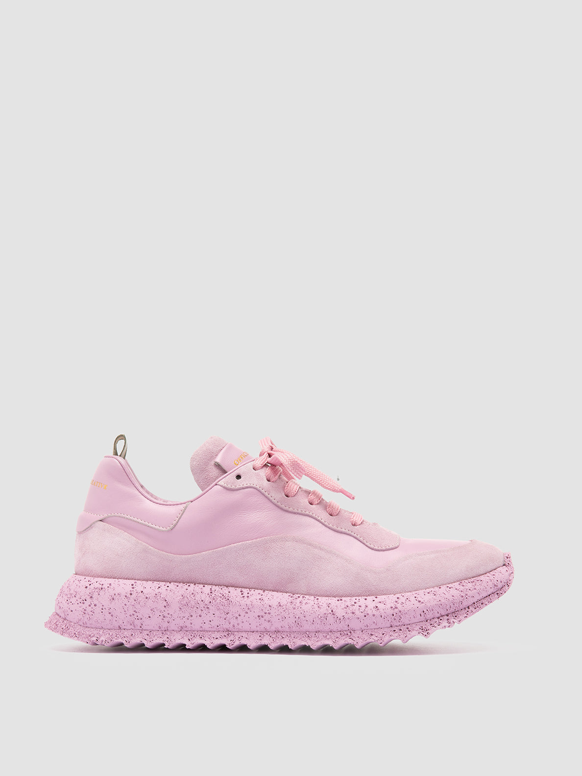 Officine Creative RACE RUBREX 101 Sneakers Basse in Pelle e Camoscio Rosa