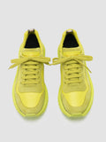 RACE RUBREX 101 - Yellow Leather and Suede Low Top Sneakers Women Officine Creative - 2