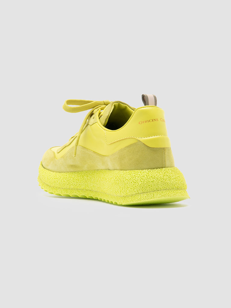 RACE RUBREX 101 - Yellow Leather and Suede Low Top Sneakers Women Officine Creative - 4