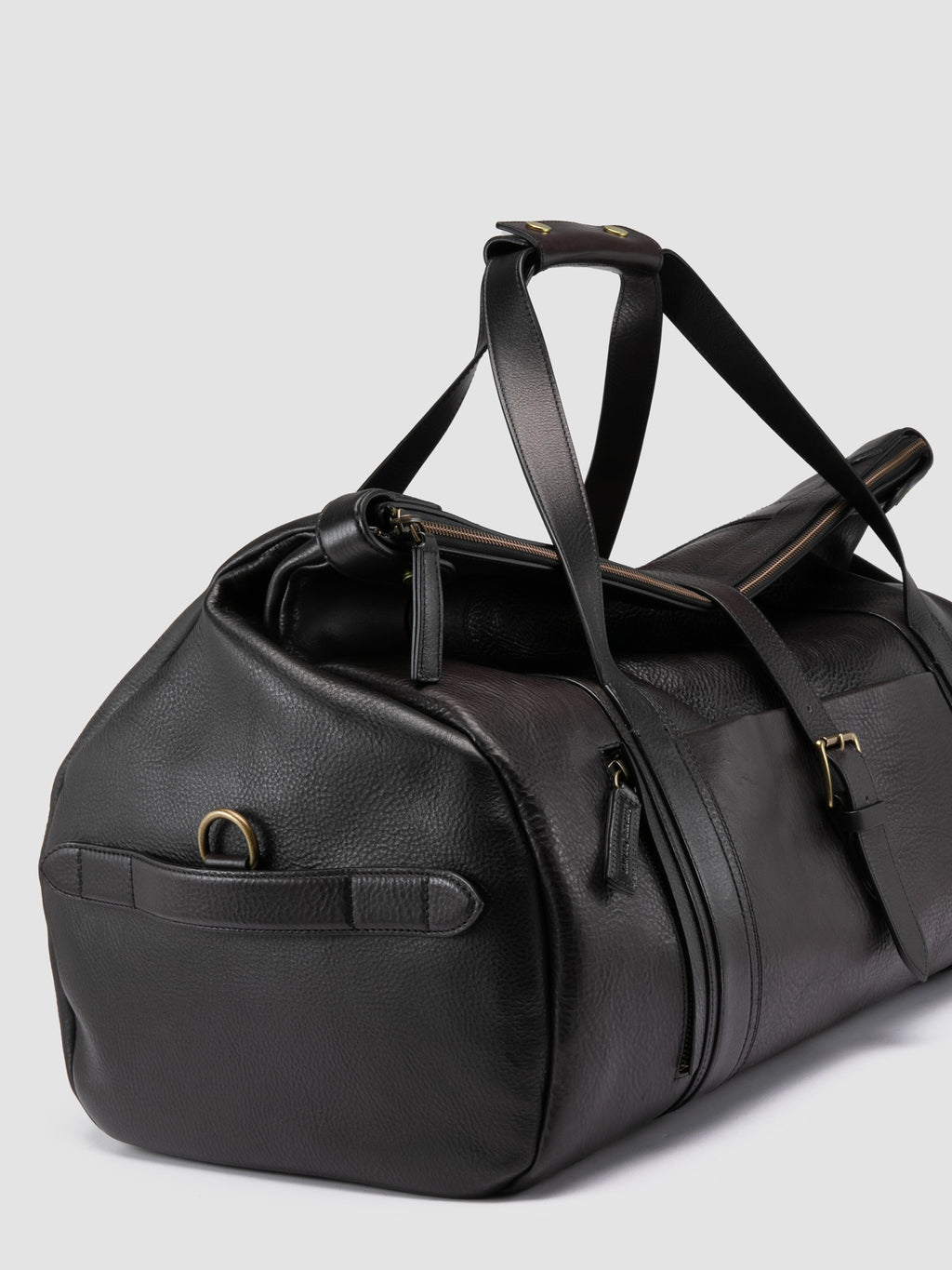 RARE 048 - Borsa Weekender in Pelle Nera