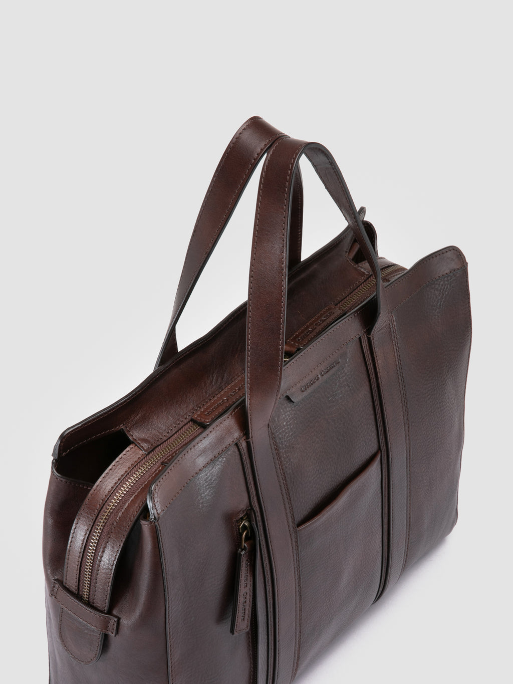 RARE 049 - Borsa Portadocumenti in Pelle Marrone