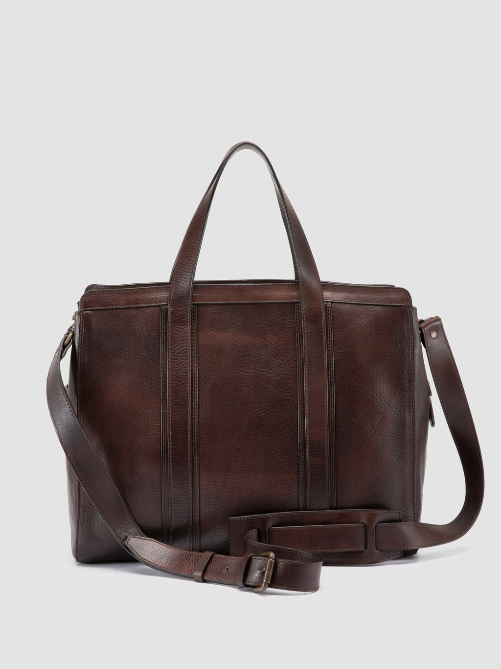 RARE 049 - Borsa Portadocumenti in Pelle Marrone