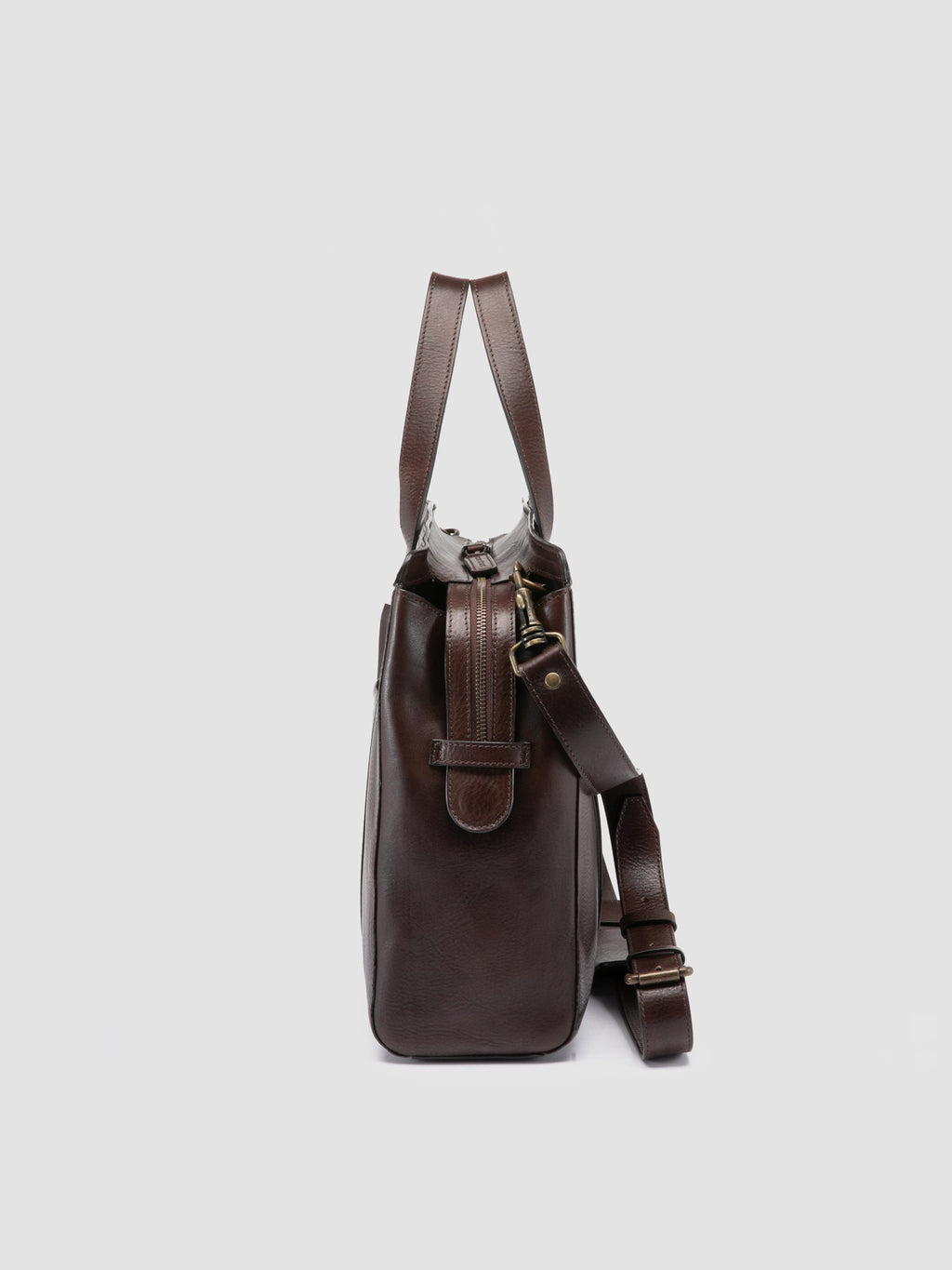 RARE 049 - Borsa Portadocumenti in Pelle Marrone