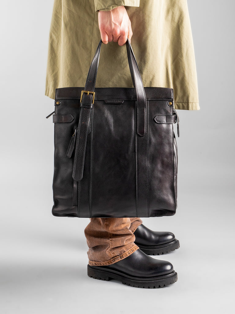 RARE 23 - Brown Leather Handbag  Officine Creative - 6