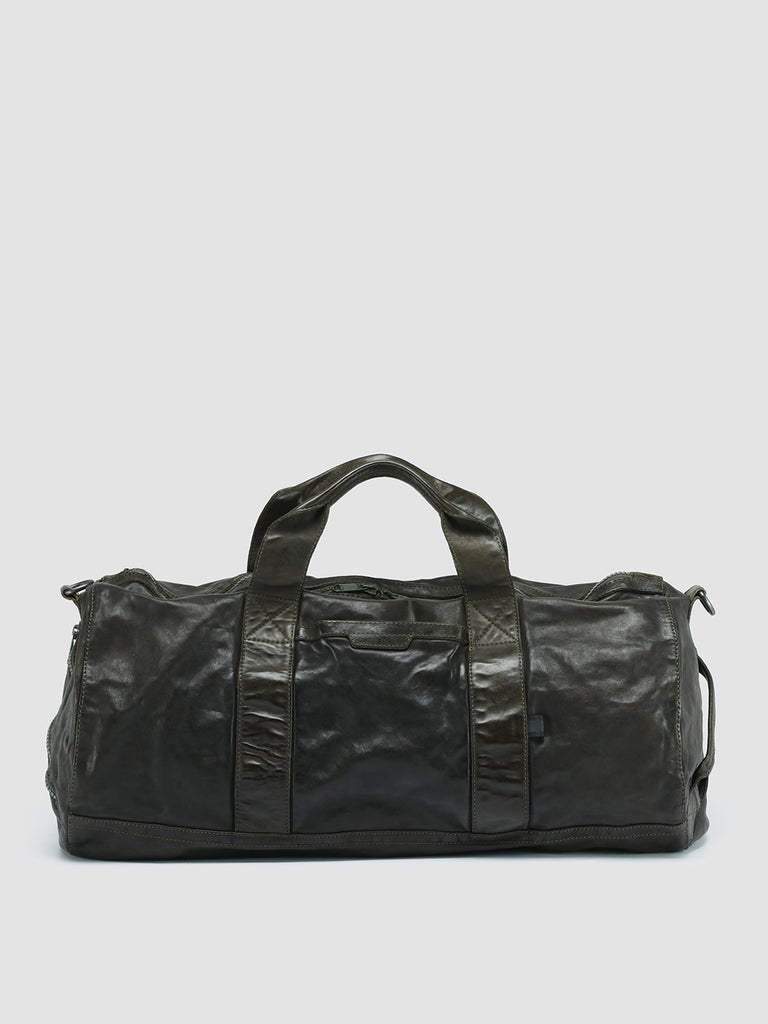 RECRUIT 007 - Green Leather Travel Bag