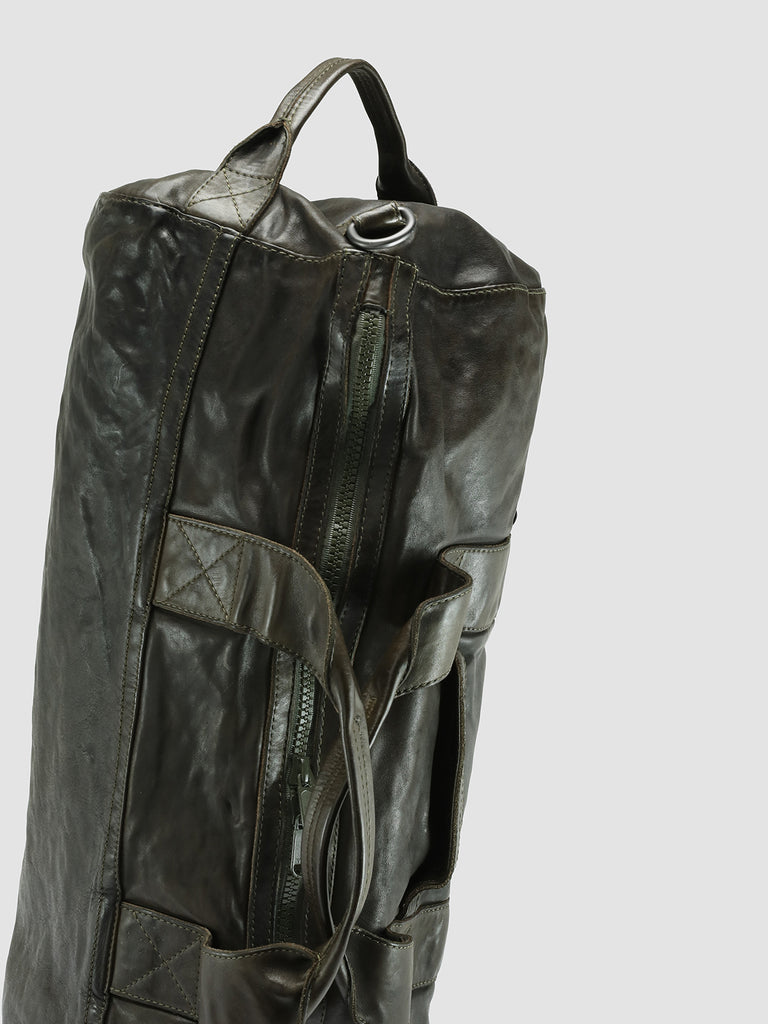 RECRUIT 007 - Green Leather Travel Bag  Officine Creative - 6