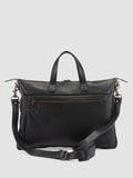 HELMET 046 - Black Leather Briefcase - thumb image 4,side view
