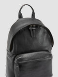 OC PACK 001  - Black Leather Backpack