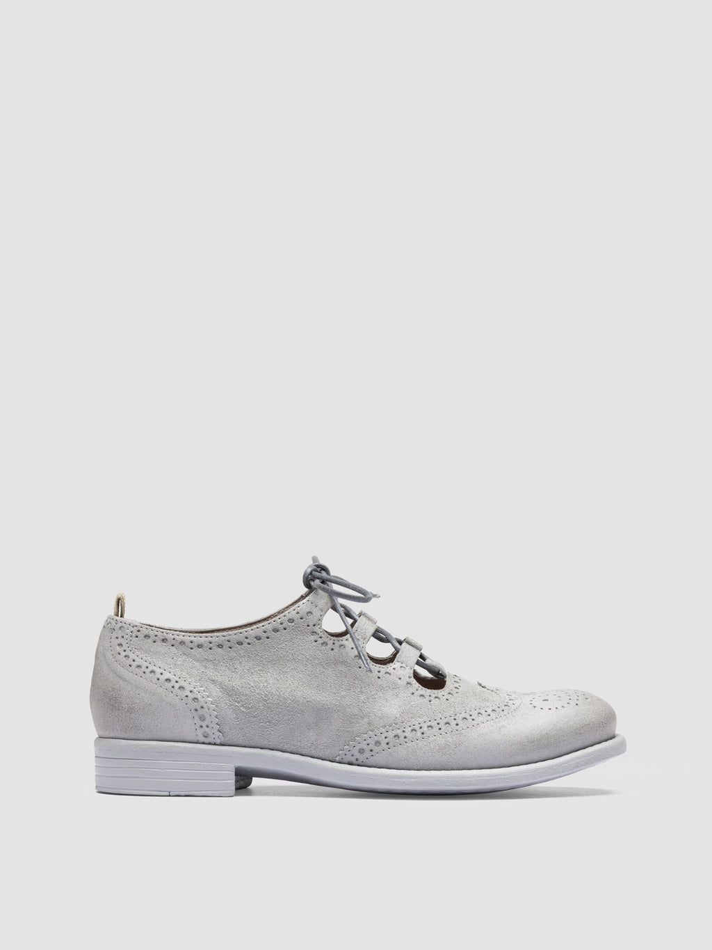 CALIXTE 079 - White Leather Oxford Shoes - image RTDCAXT079CAKASD126360 - 1