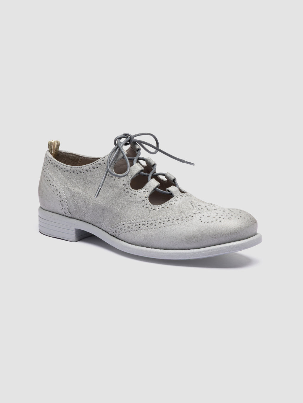 CALIXTE 079 - White Leather Oxford Shoes - image RTDCAXT079CAKASD126360 - 3