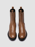 HESSAY RUBBER 008 - Taupe Leather Chelsea Boots