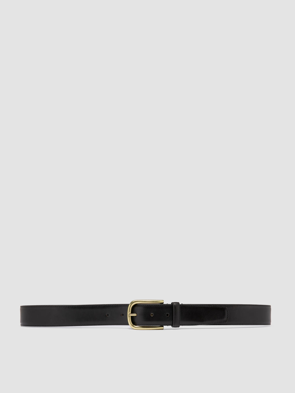 OC STRIP 04 - Black Leather belt - image 1,side view
