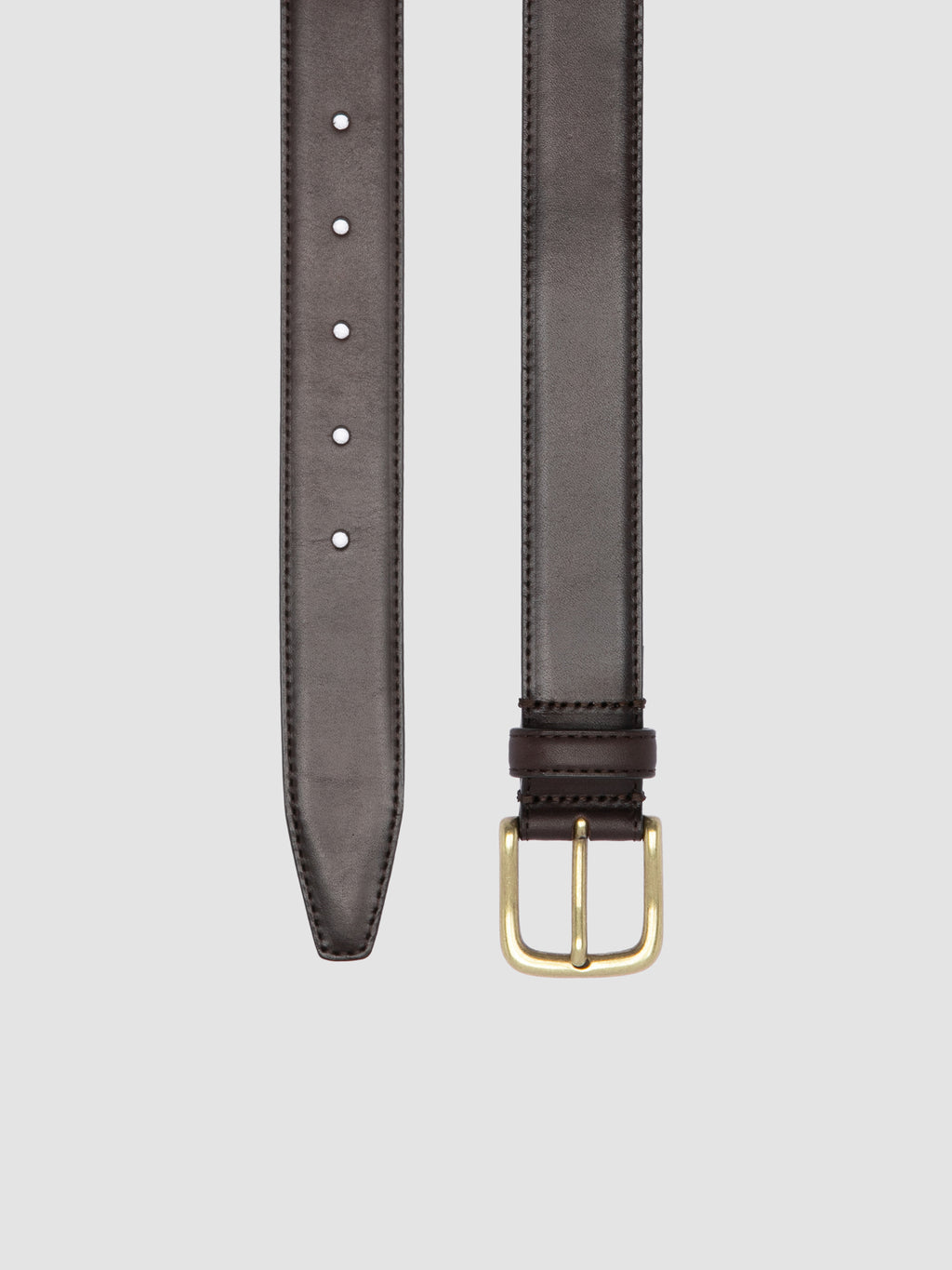 OC STRIP 04 - Brown Leather Belt - image 2,side view