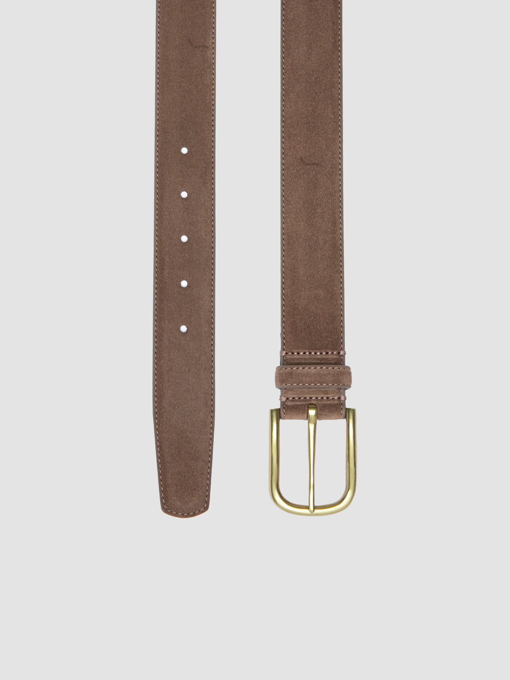 OC STRIP 04 - Beige Leather Belt - image 2,side view