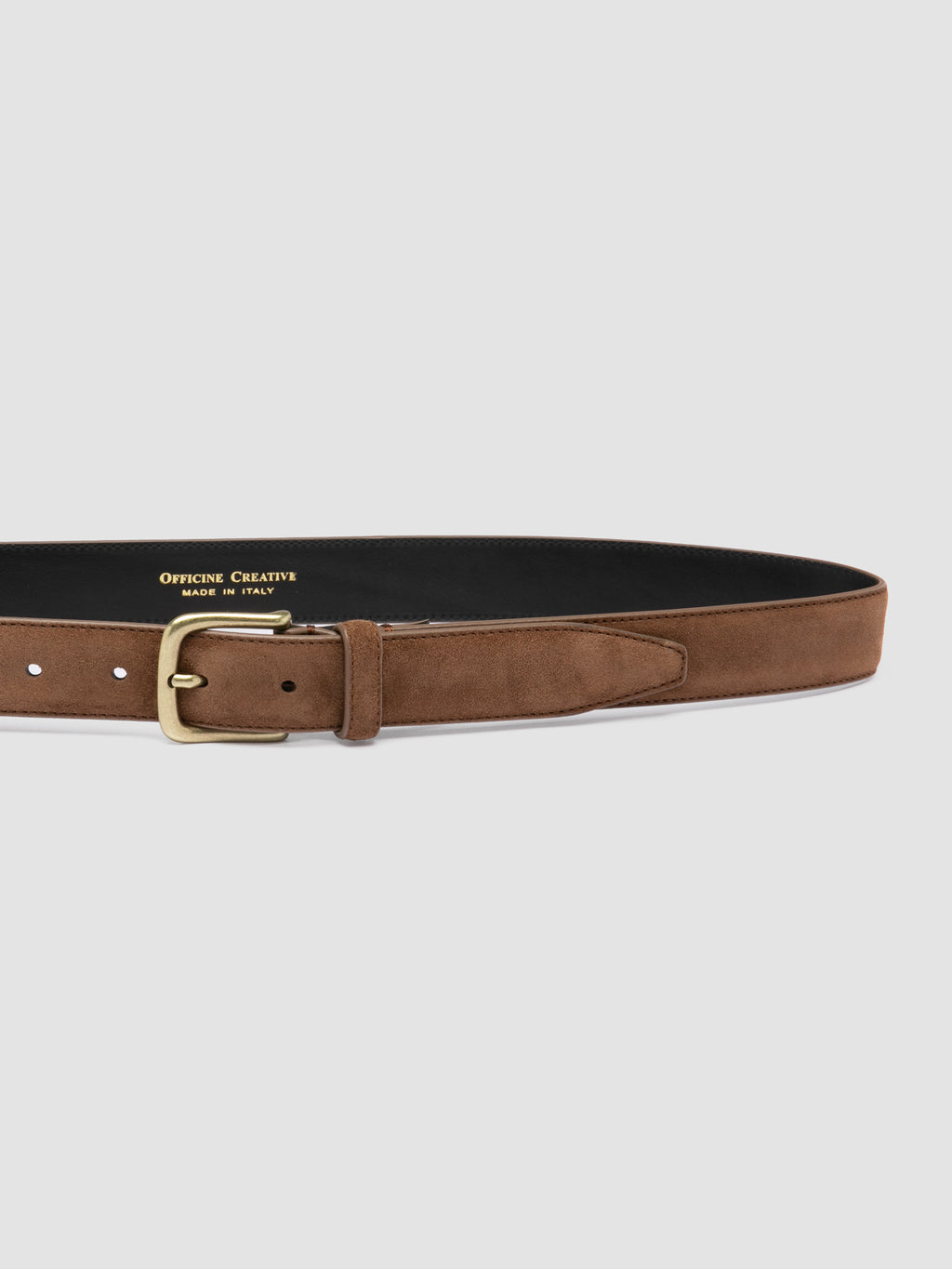 OC STRIP 05 - Brown Leather Belt - image 3,side view
