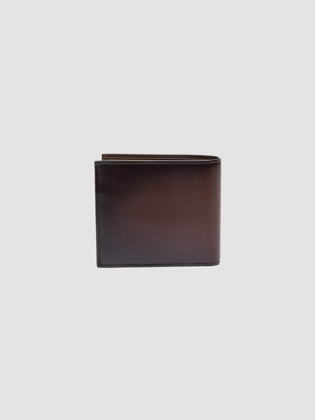 BOUDIN 02 - Brown Leather Bifold Wallet - image 2,side view