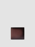 BOUDIN 02 - Burgundy Leather Bifold Wallet - thumb image 1,side view