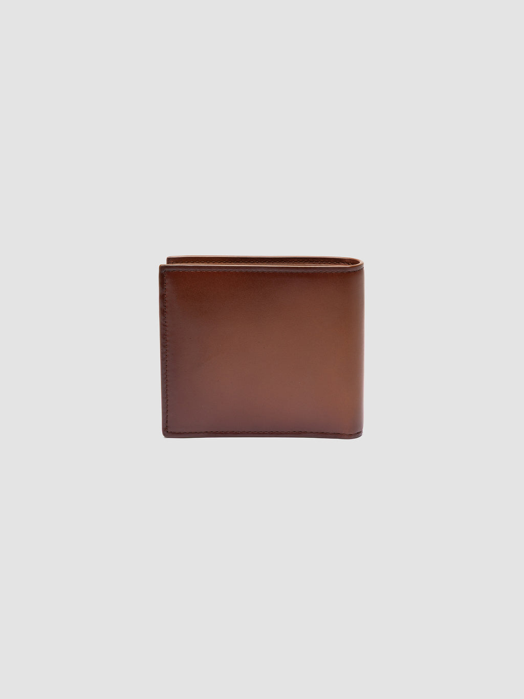 BOUDIN 02 - Brown Leather Bifold Wallet - image 2,side view