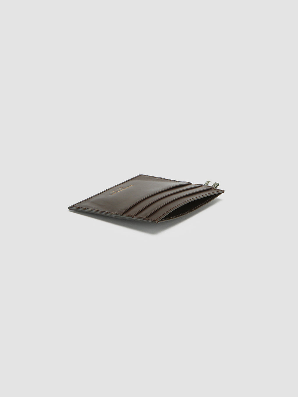 BOUDIN 22 - Brown Leather Card Holder - image 2,side view