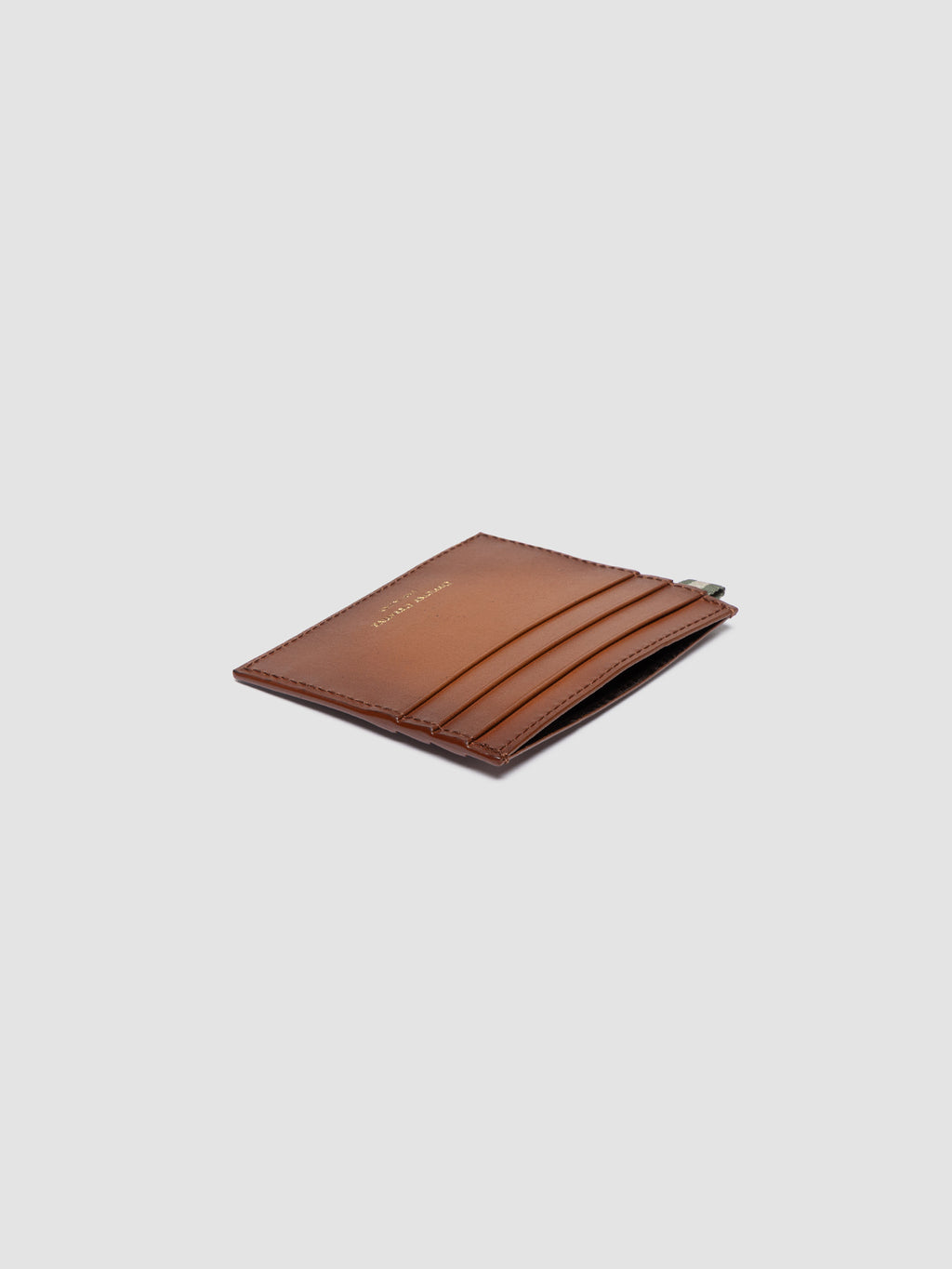 BOUDIN 22 - Brown Leather Card Holder - image 3,side view