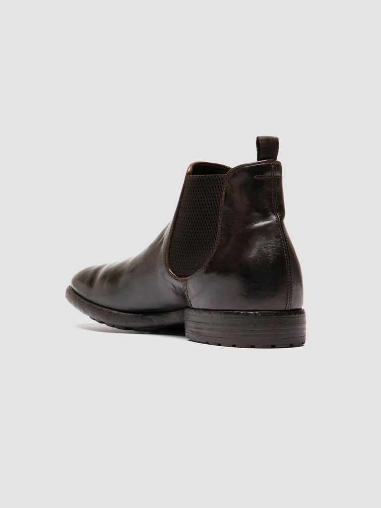 PRINCE 617 - Brown Leather Chealsea Boots