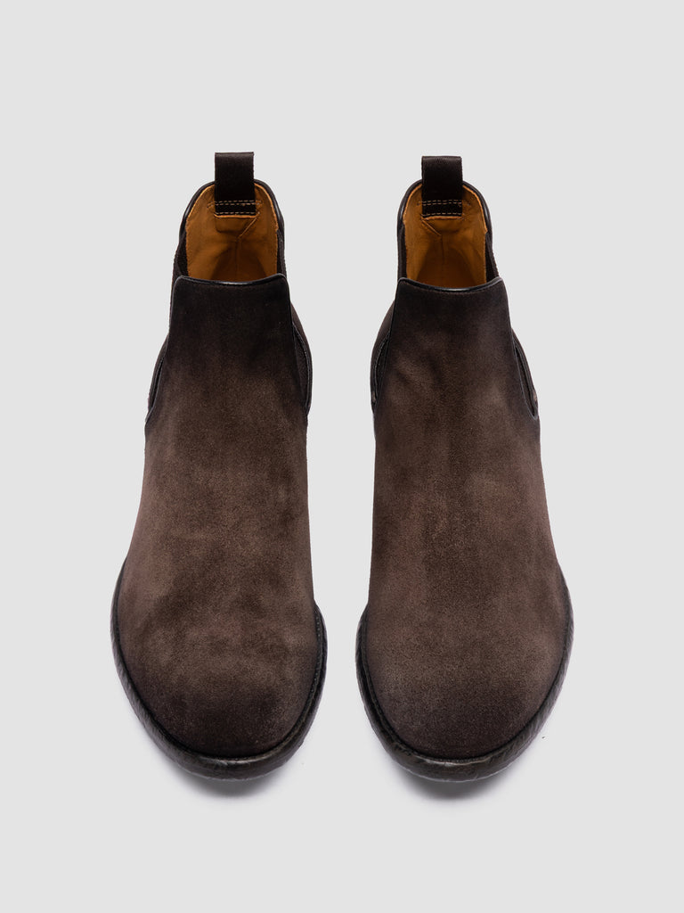PRINCE 617 - Brown Suede Chelsea Boots-hover