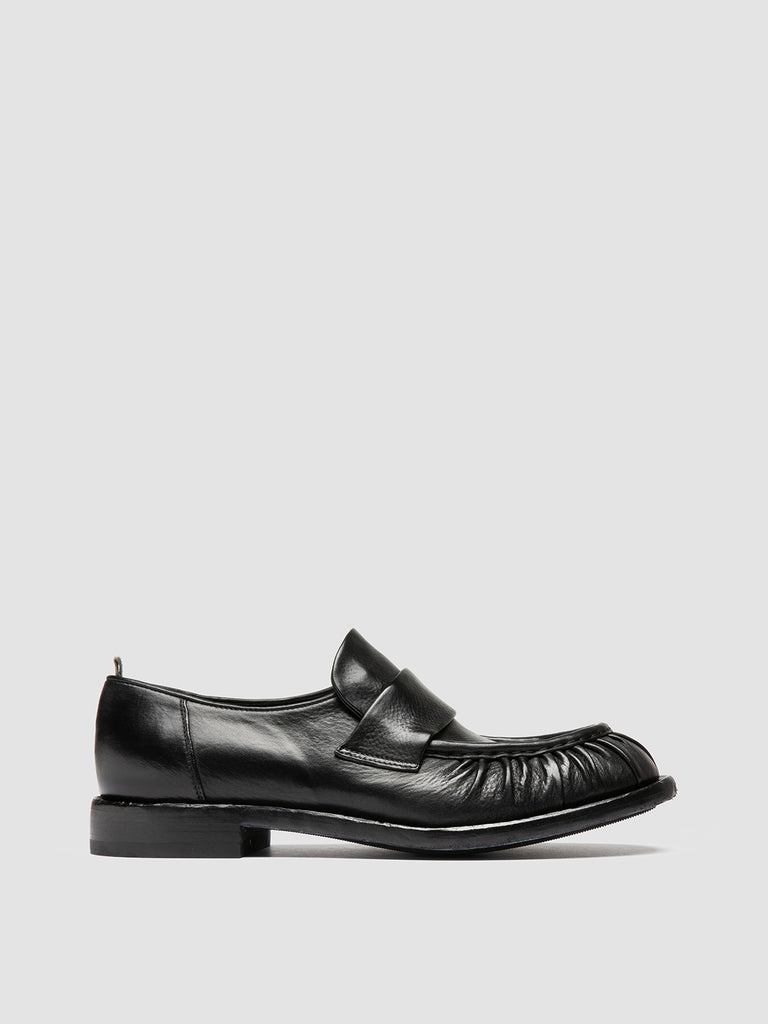 RUGGED 009 - Mocassini Penny in Pelle Nera