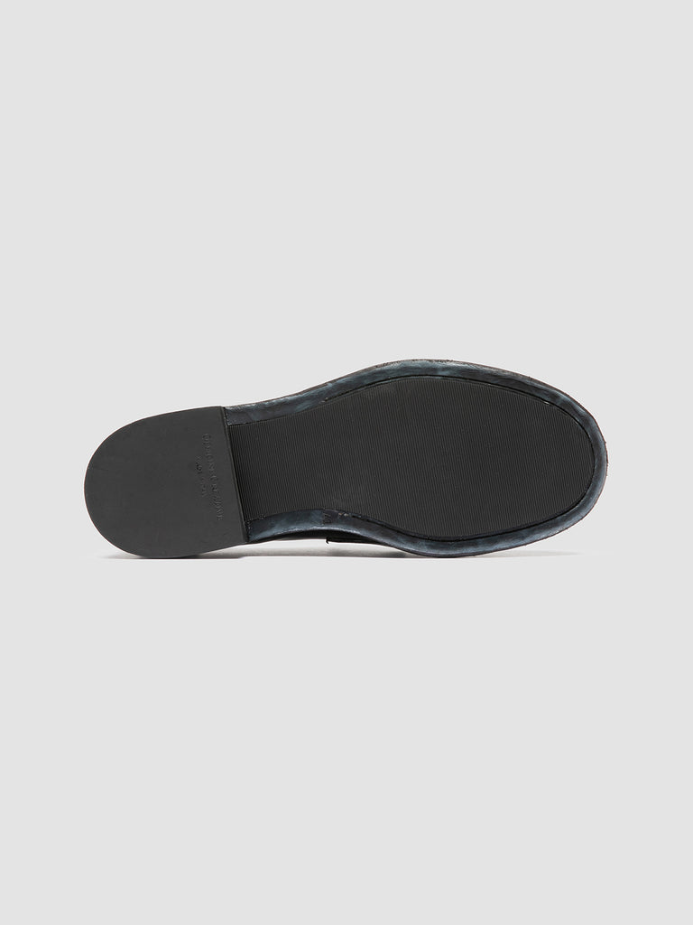 RUGGED 009 - Mocassini Penny in Pelle Nera