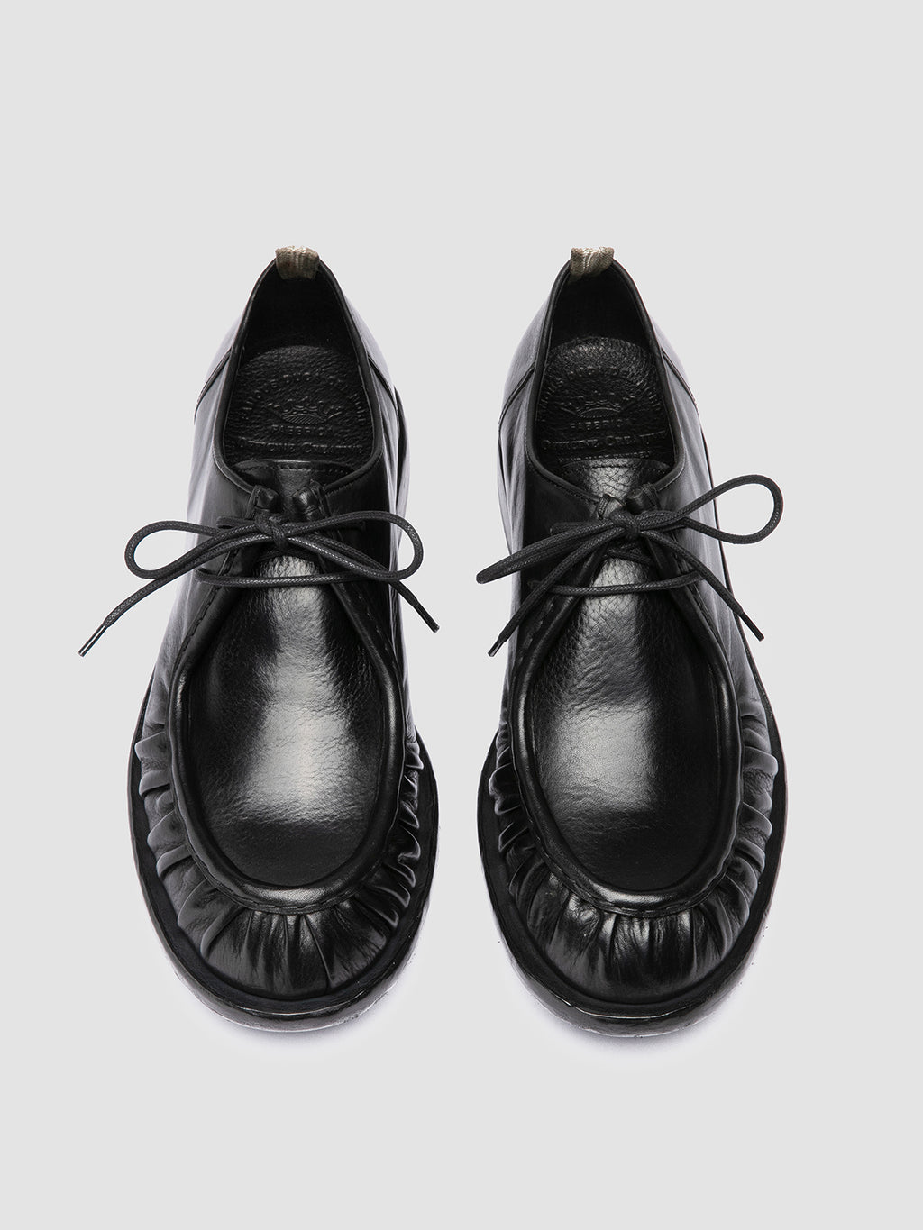 RUGGED 010 - Derby in Pelle Nera