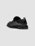 RUGGED 123_W - Black Leather Penny Loafers - thumb image 4,side view