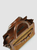 SADDLE 009 - Brown Leather Top Handle Bag  Officine Creative - 2