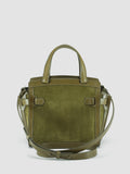 SADDLE 009 - Green Suede Handle Bag