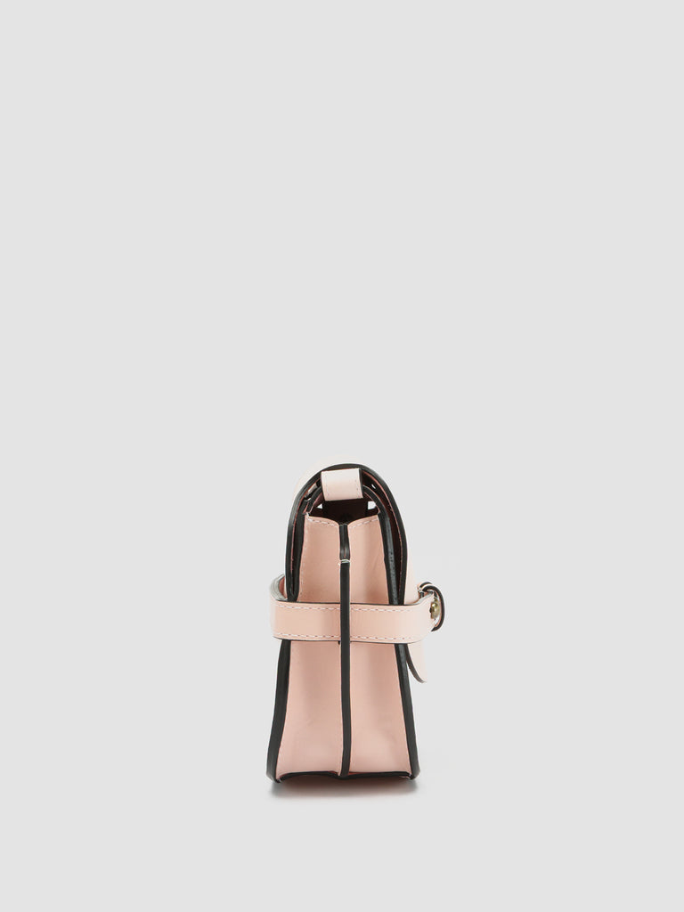SADDLE 010 - Borsa Crossbody in Pelle Rosa