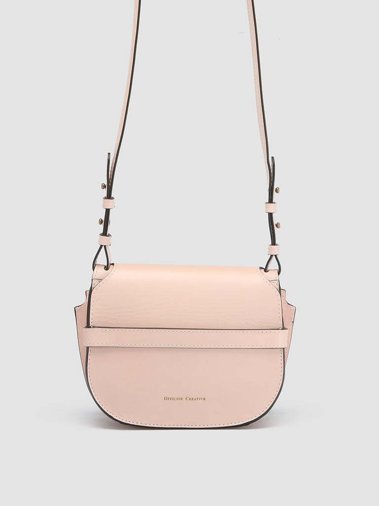 SADDLE 010 - Borsa Crossbody in Pelle Rosa