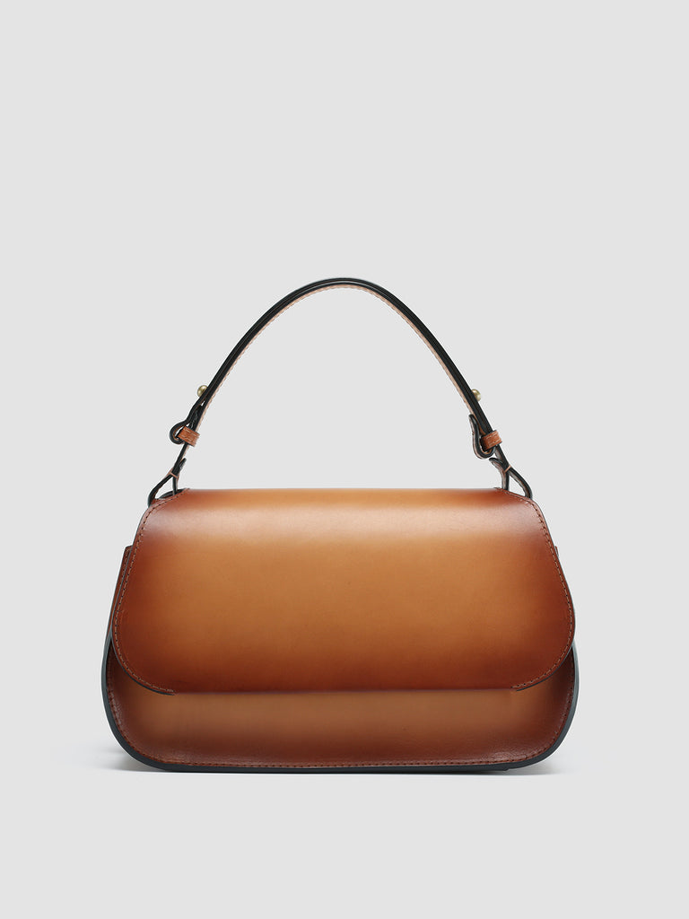 SADDLE 012 - Brown Leather Hobo Bag  Officine Creative - 1