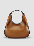 SADDLE 014 - Brown Leather Hobo Bag  Officine Creative - 4