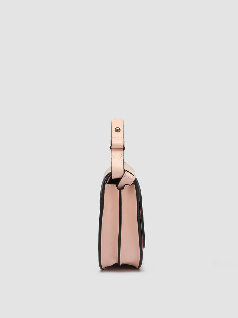 SADDLE 06 - Borsa con Manico in Pelle Rosa