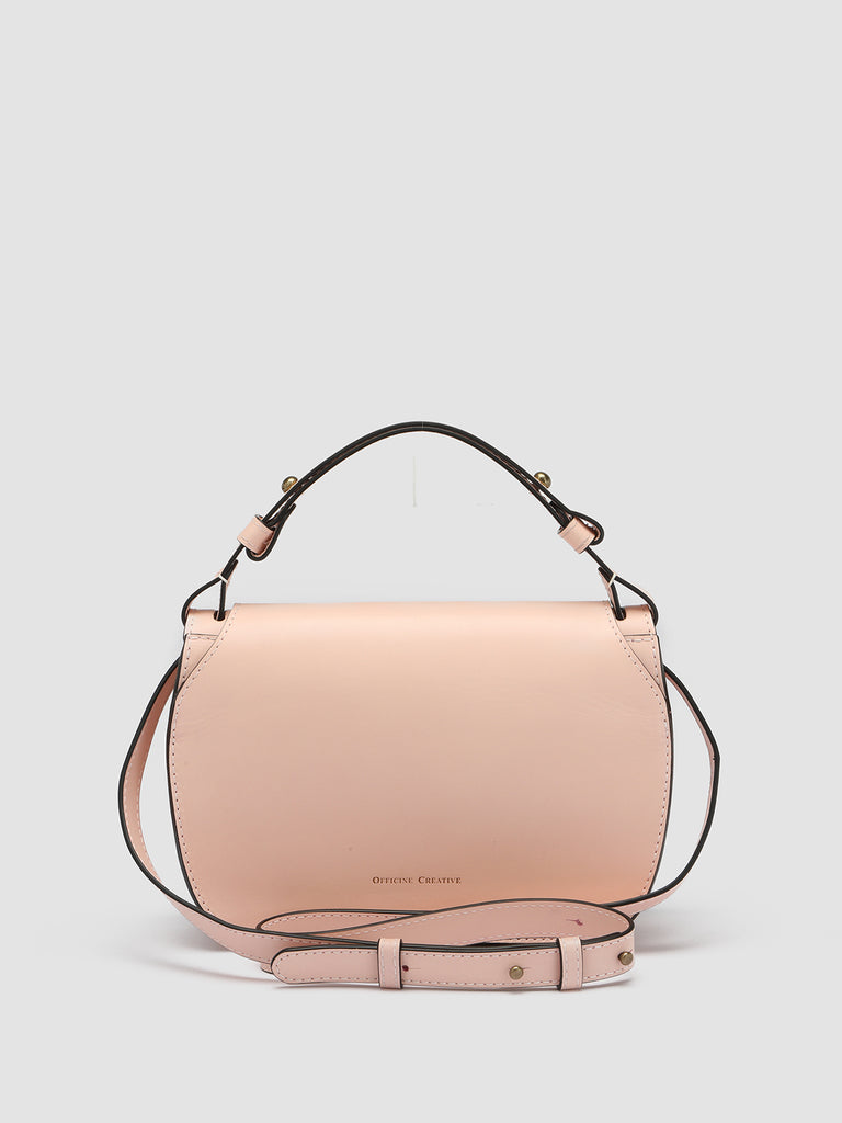 SADDLE 06 - Borsa con Manico in Pelle Rosa