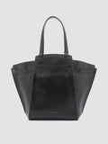 SADDLE 02 - Black Leather Shoulder Bag