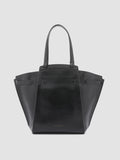 SADDLE 02 - Black Leather Hand Bag