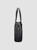 SADDLE 02 - Black Leather Hand Bag